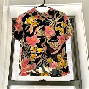 Cropped Hawaiian shirt
